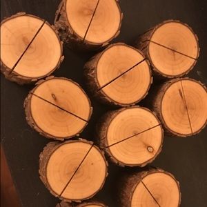 Table number card holders